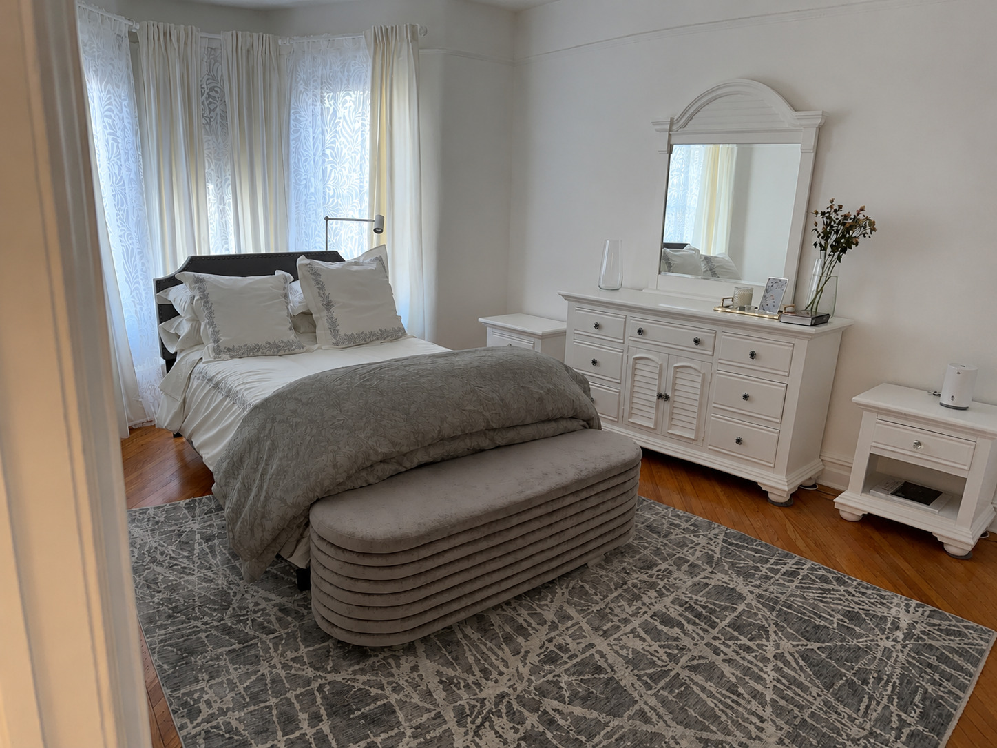 Living room repainted in Brooklyn, NY